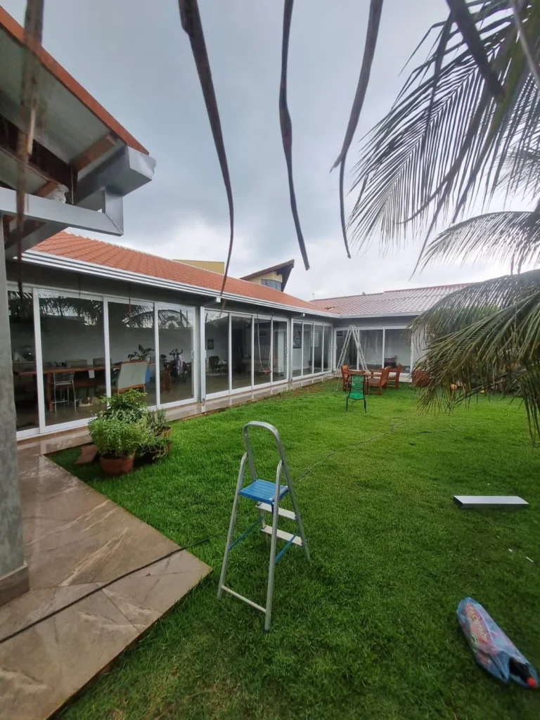Residência com sistema de calhas pela Calhas JS em Campo Novo do Parecis - MT
